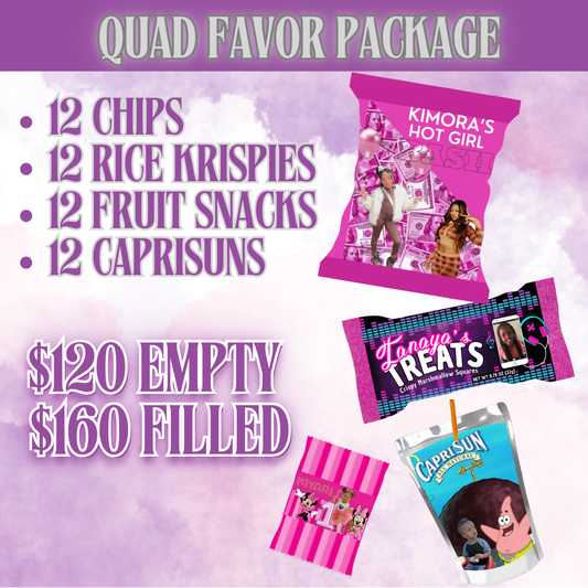 Quad Favor Package